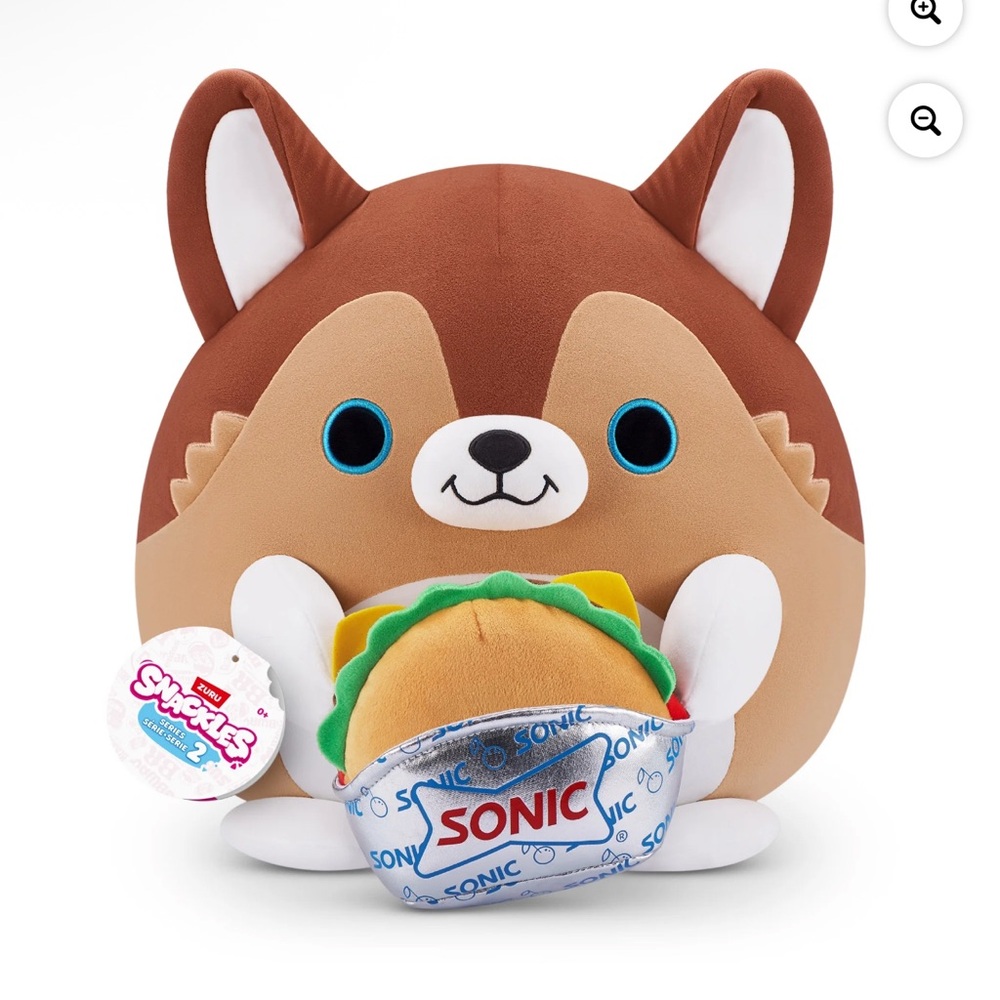 Squishmallows Brown and Tan Fox Plush Toy